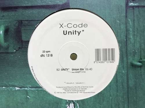 X-Code - Unity 12" Vinyl Schallplatte 104989 - Bild 2 von 2