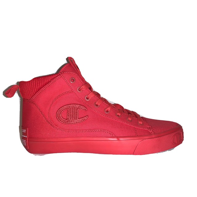 Men's Champion Metro High Cp100562m Red Casual High Top Lace-up SNEAKERS Shoes 9 for sale online 