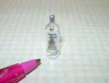 Miniature Single Liquor Bottle For DOLLHOUSE Bar #2  1:12 Scale (13/16" Tall)