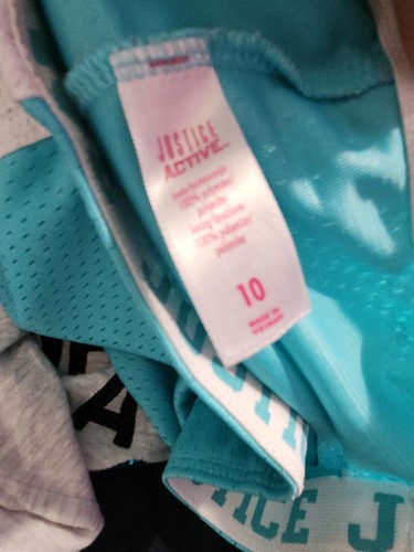 JUSTICE SHORTS OUTFIT GIRLS KIDS SIZE 10 MULTICOLORED - Picture 4 of 4