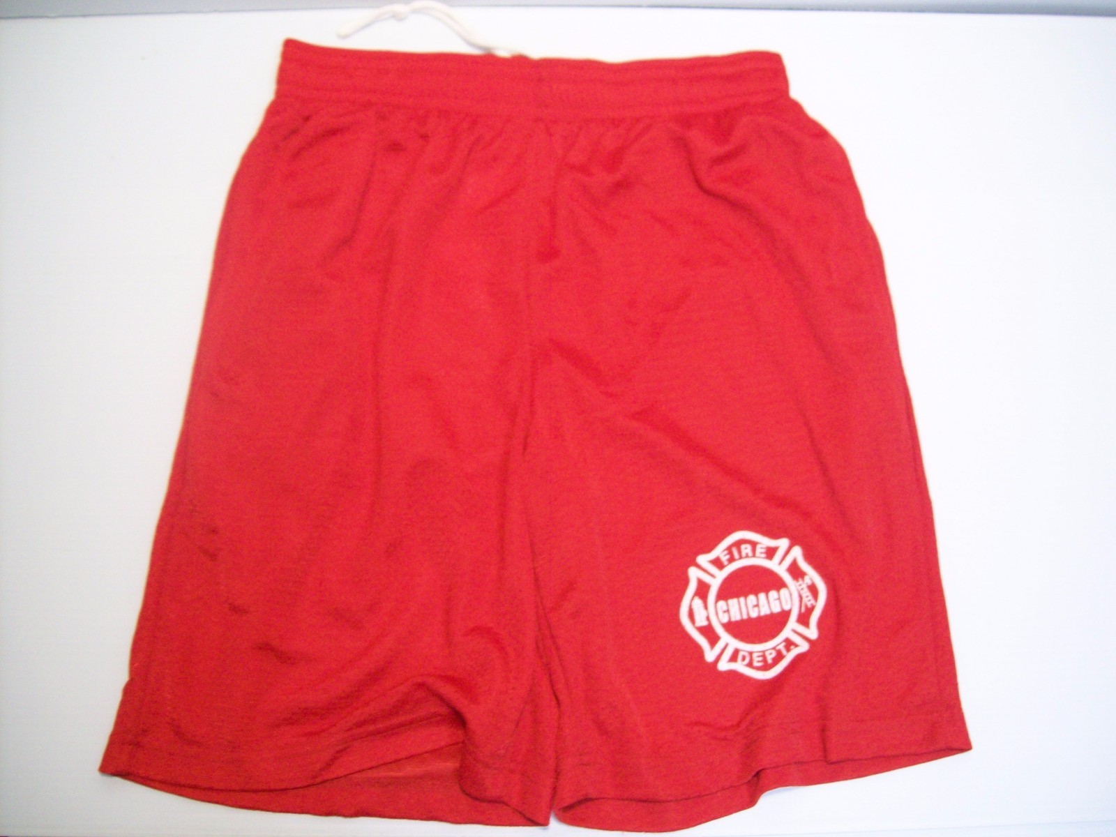 Chicago Fire Department Shorts Mesh Red w/ Pockets eBay