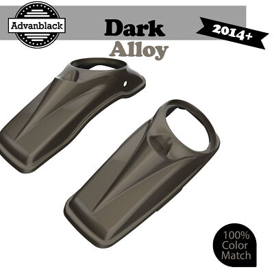 DARK ALLOY For Harley Touring 14+ Advanblack 8'' Saddlebag Speaker Lids
