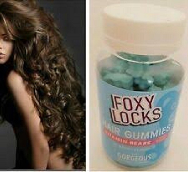 2 X 60 Foxy Locks Chewable Hair Vitamin Multivitamin Gummies