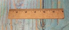Vintage 6-inch Ruler - Wooden