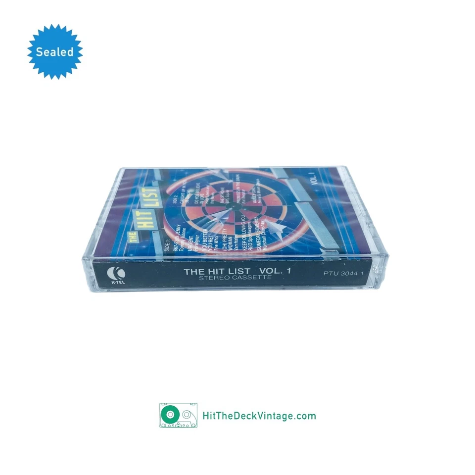 K-Tel The Hit List Vol 1 Cassette Tape 1982 Compilation Foreigner Squier SEALED - Image 3 of 4