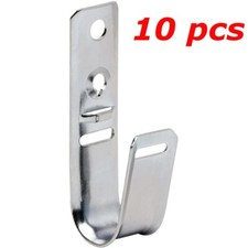 10 PACK - 3/4" J-Hook Wall Mount Cable Hanger Wire Support Heavy Duty Steel