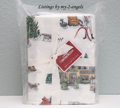 NEW Pottery Barn NATIONAL LAMPOON'S CHRISTMAS VACATION Percale King Sheet Set