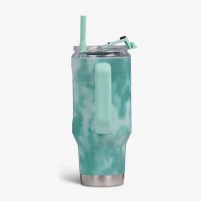 New 32 Oz Flip N Sip Travel Mug Color Green IGLOO 