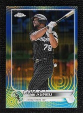 2022 Topps Chrome Sonic Blue & Yellow Pulse Refractor 55/75 Jose Abreu #28 0ws1