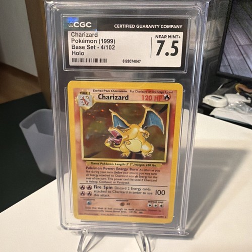 Charizard graded CGC 7.5 for sale on eBay