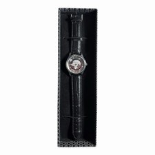 Armbanduhr mit Weltkarten-Motiv   Schwarz, Kr...