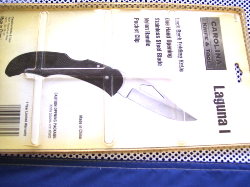 Carolina Knife Laguna I--8.5 inch open -- Blackie Collins Collectable Lockback