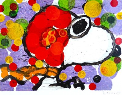 Tom Everhart Synchronisation My Boogie - Abend Snoopy Handsigniert Lithographie