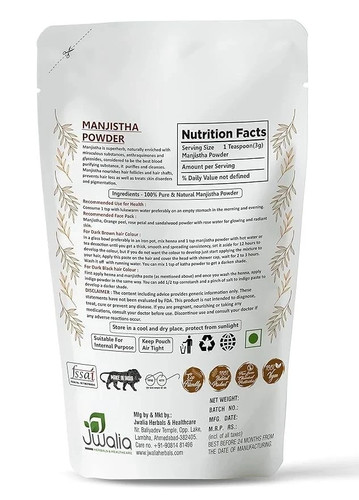 MYHERB Organic Manjistha Powder 227 g – Pack of 1 | Ayurvedic Hair, Face wellnes - Picture 2 of 5