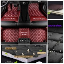 Fußmatten Für Porsche Taycan Bj.2019-2025 Automatten Wasserdicht Teppiche Luxus