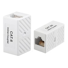 RJ45 Cat6 Cat6A LAN Cable Extension Adapter Unshielded for Efficient Networking