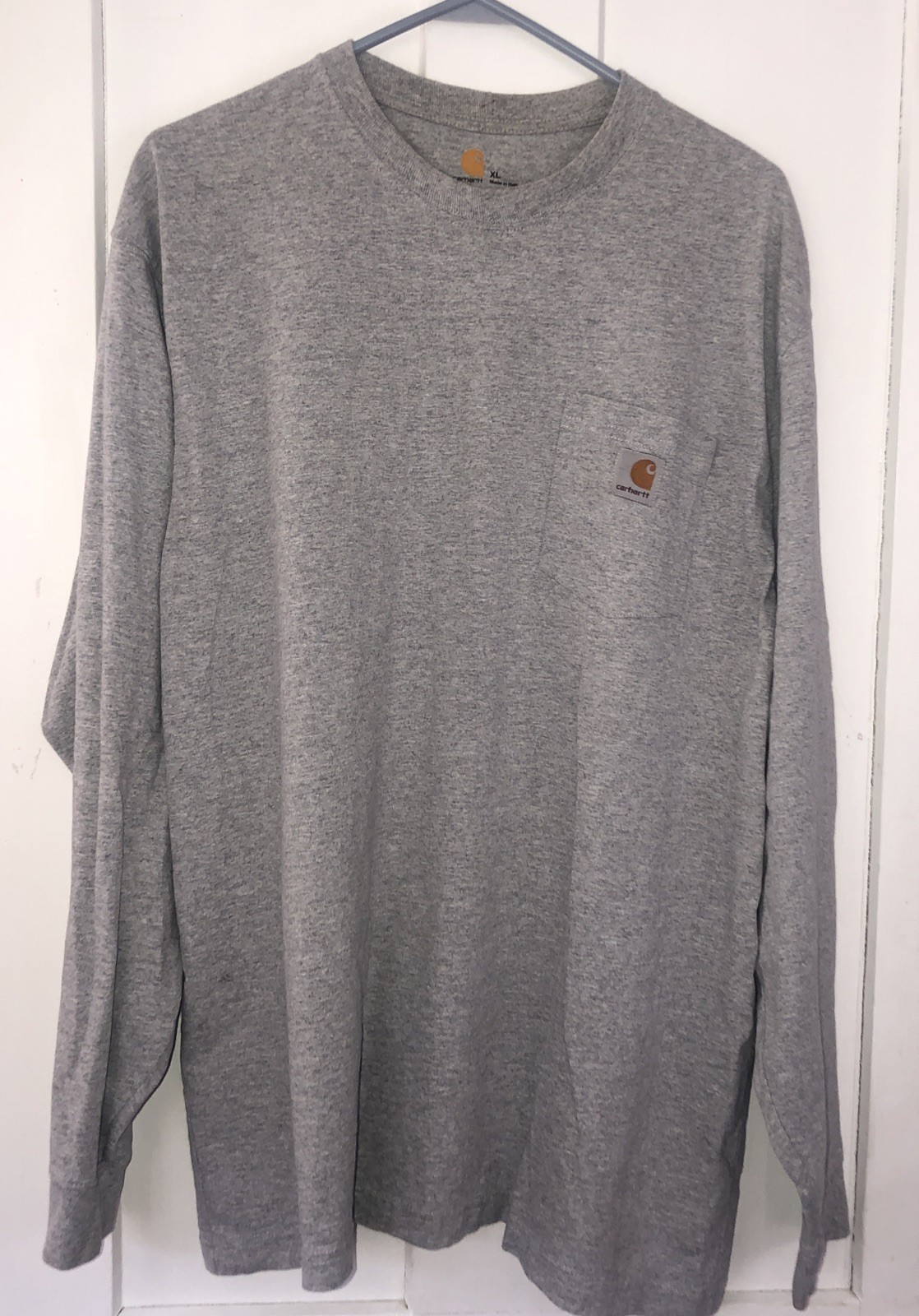 Carhartt Men’s Long Sleeve Sleeve T Shirt / Pocket Original Fit Mens Size XL