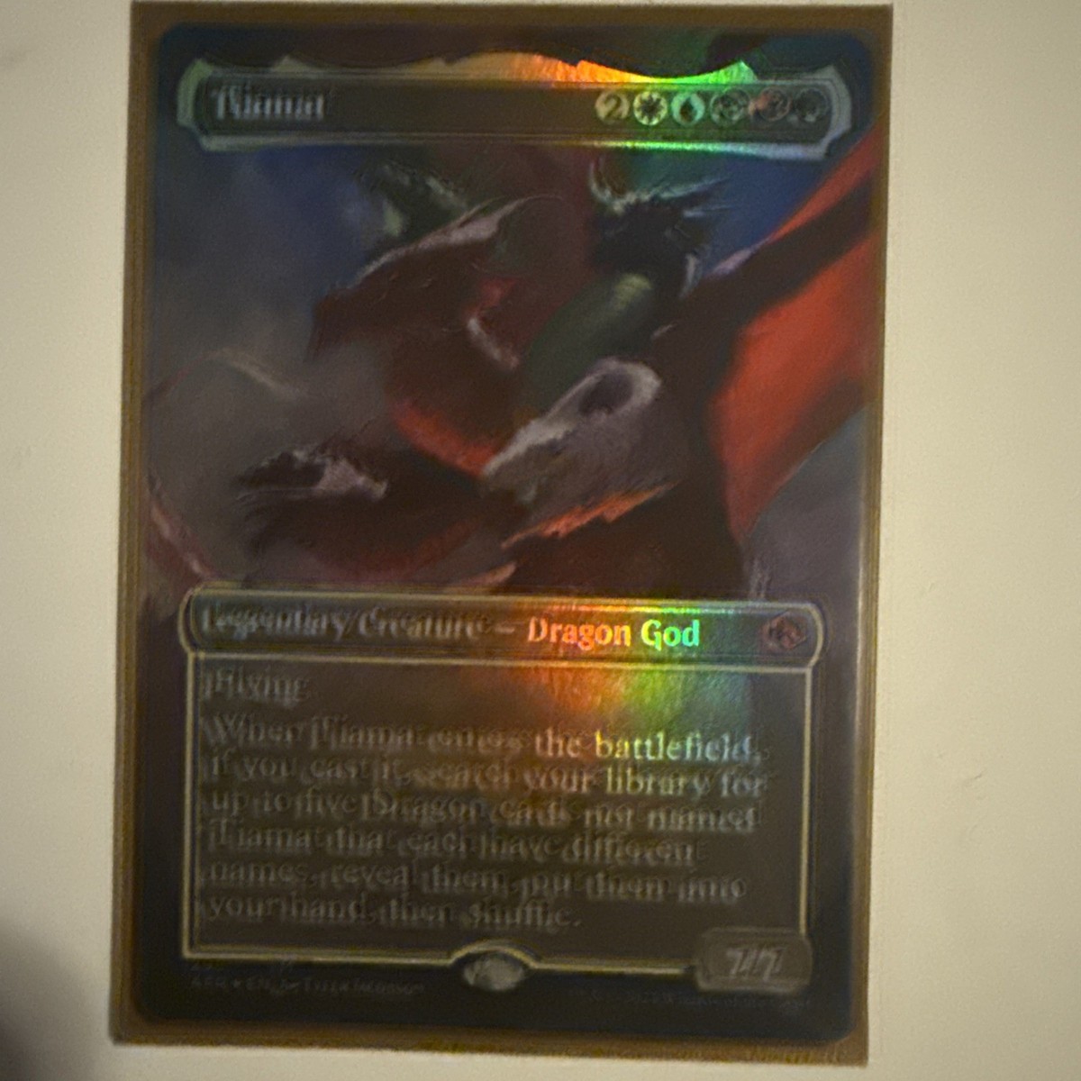 Tiamat (Borderless) Adventures in the Forgotten Realms Foil