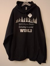 Gildan 5XL Between Every Two Pines  Doorway to a New World Hooded Sweatshirt 