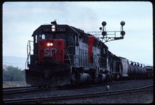 Original Rail Slide - SP Southern Pacific 7313+ Picacho AZ 4-18-1987