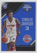 2015 Panini Totally Certified Rookies Mirror Blue 17/99 Stanley Johnson #200 0i8