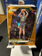 2024-25 Prizm John Collins Utah Jazz Basketball Orange Cracked Ice Prizm Card