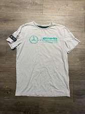 Camiseta Puma Mercedes Benz AMG Petronas Motorsport Racing F1 Gris Gráfico Pequeña
