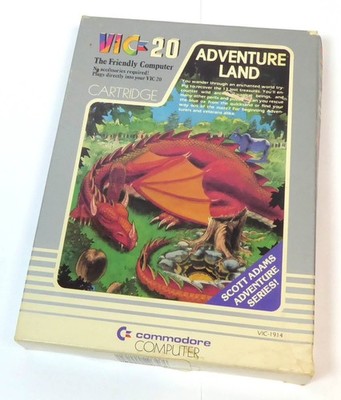 Commodore VC 20 VIC 20 in OVP -- ADVENTURE LAND -- Modul VIC-20 VC-20
