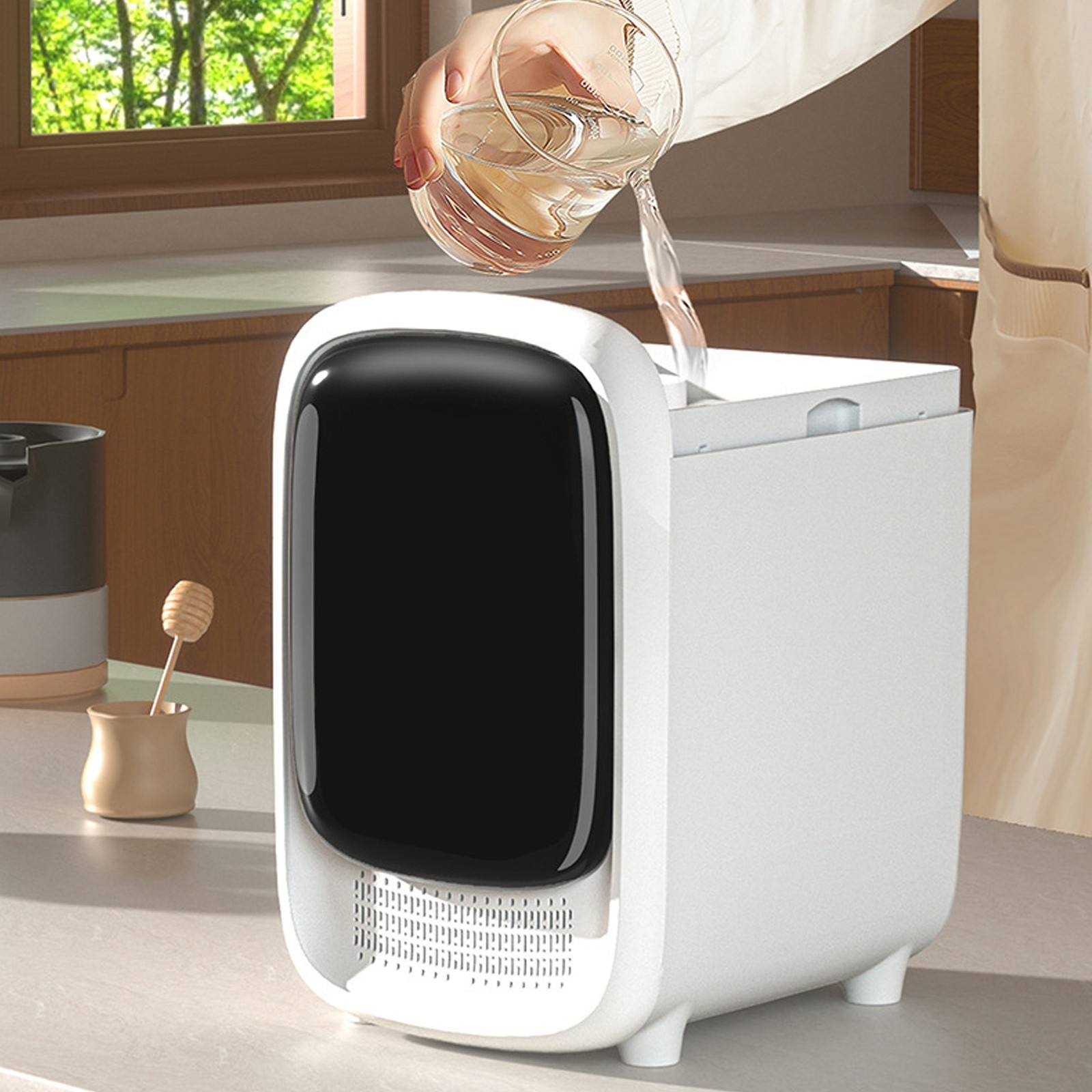 3.5L Cool Mist Humidifier With Colorful Light For Home Office Large Spaces.