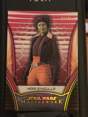 Topps Star Wars Masterwork Hera Syndulla #25 22/25
