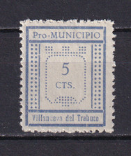Etiquetas locales SCW Villanueva del Trabuco (Málaga) Allepuz 27 Pro Municipio MNH VF