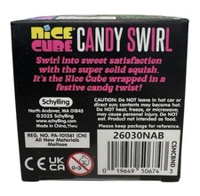 Authentic Schylling Needoh Candy Swirl Nice Cube Very Rare