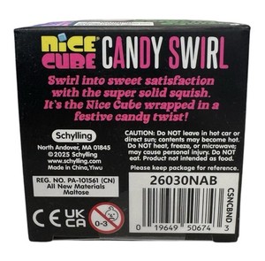 Authentic Schylling Needoh Candy Swirl Nice Cube Very Rare