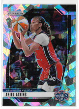 2024 Panini Prizm WNBA Cracked Ice #56 Ariel Atkins Washington Mystics Texas