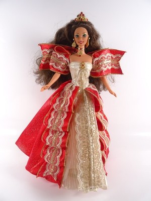 Vintage Barbiepuppe Happy Holiday Teresa Mattel 1997 incl. Puppenständer (21759)