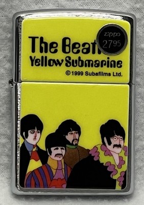 Zippo The Beatles Yellow Submarine Lighter 1999 RARE for sale 