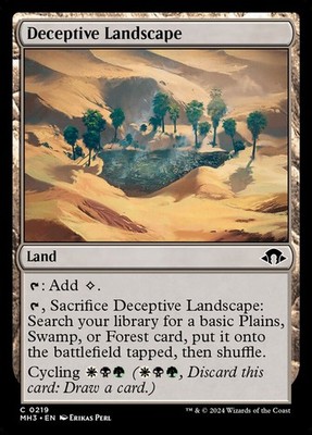 MTG Deceptive Landscape ** Modern Horizons 3 ** English