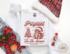 Christmas Pregnancy Announcement Sweatshirt Expecting Mom To Be