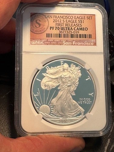 2012 s proof American Silver Eagle Dollar NGC PF 70 Ultra Cameo First Releases
