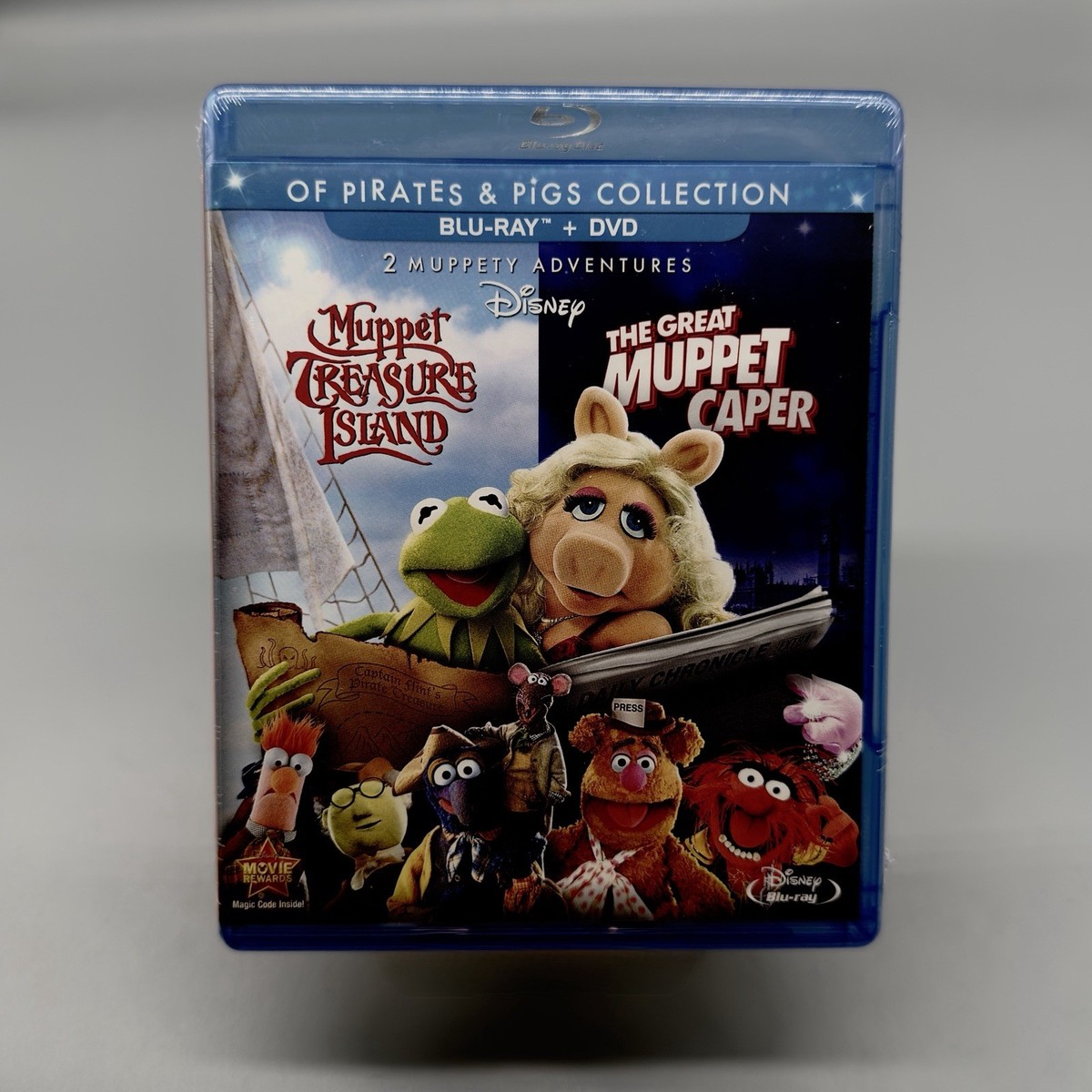 Disney Muppet Treasure Island & Great Muppet Caper Blu-ray DVD New 