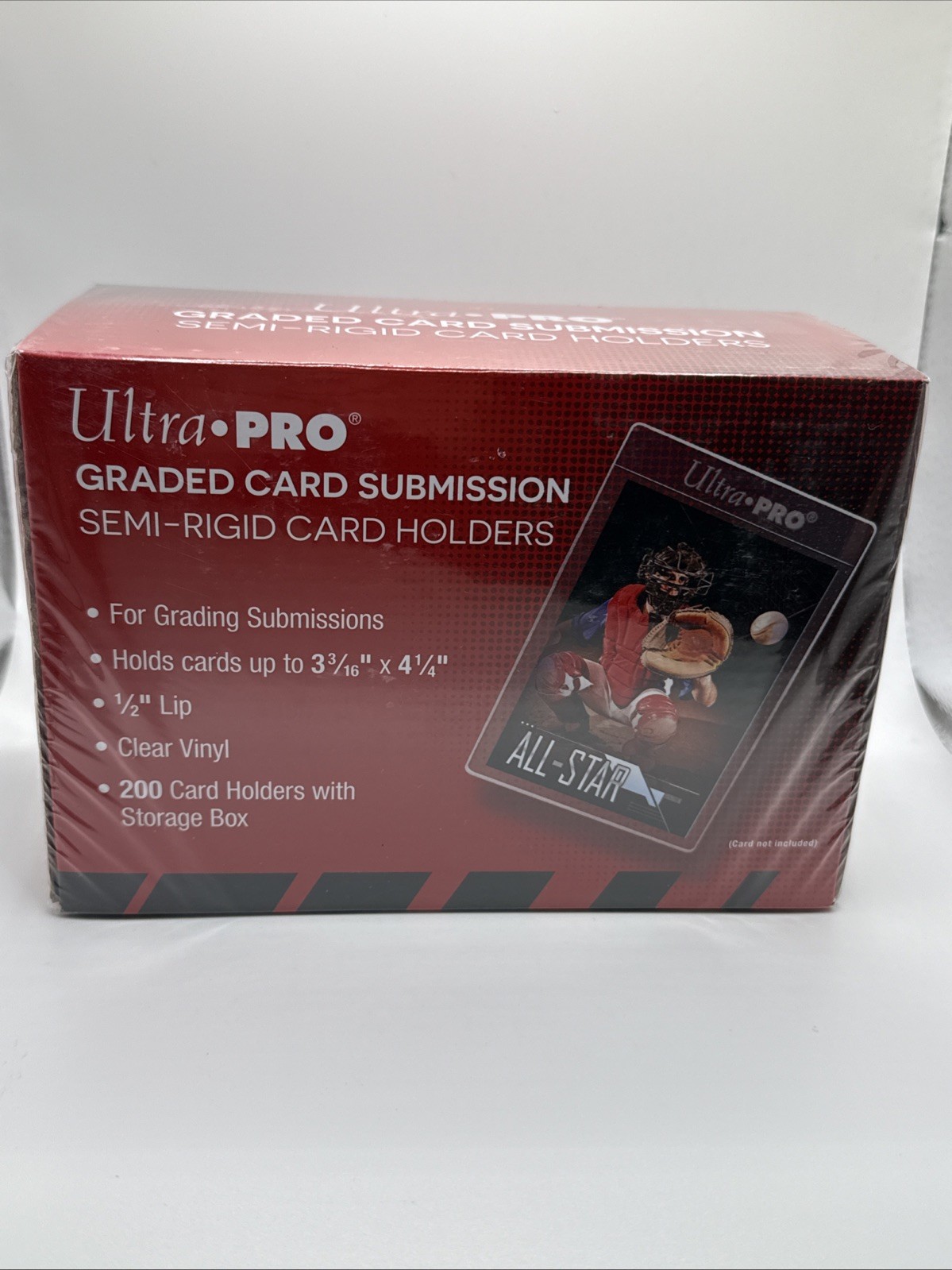 Ultra Pro Graded Card Submission Semi-Rigid Holders BOX of 200 USPS GROUND