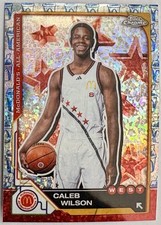 Caleb Wilson 2025 Topps Chrome McDonald's All-American #10 McFlurry Refractor
