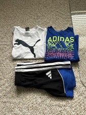 Boys 3 Pc Set Puma And Adidas Size 5