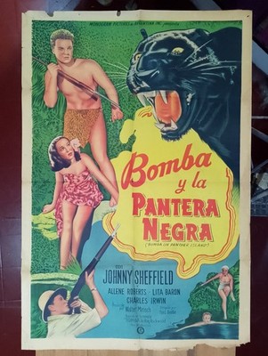 The Jungle Boy: ''Bomba on Panther Island''. 1S, Original Argentina. p618