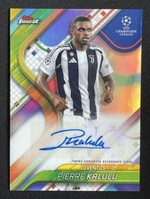 Pierre Kalulu 2024-25 Topps Finest UCC Refractor Auto #BA-PK -GM5