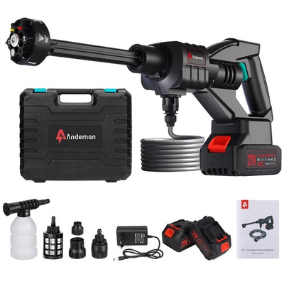 #ad Cordless Pressure Washer 800PSI 1.5GPM Portable Cordless Pressure Washer wit... $43.71
