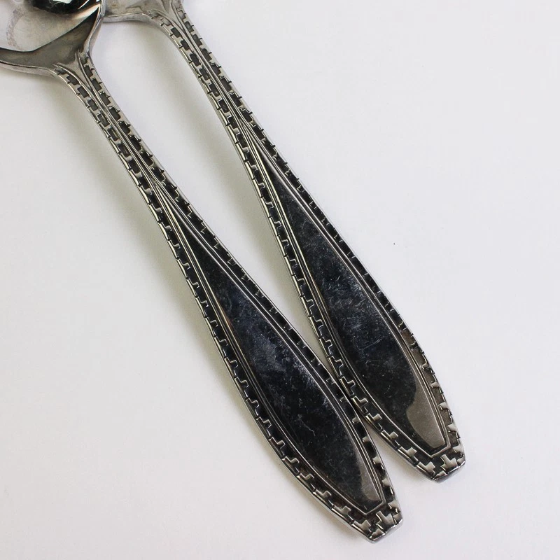 Juego de 2 cuchara ranurada para servir Oneida Savoy de acero inoxidable 18/10  Foto 4 de 4