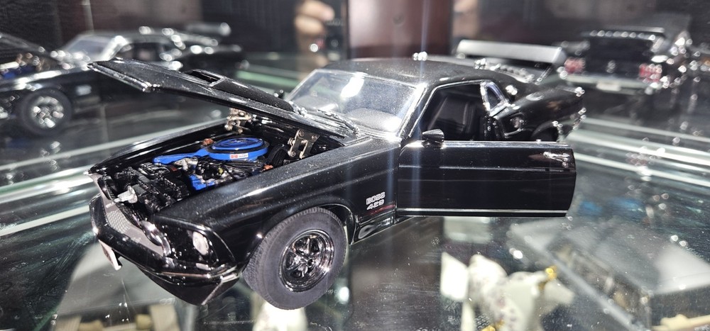 1969 Ford Mustang Boss 429 Rare 1:24 Scale Diecast Model by Danbury Mint – New Condition
