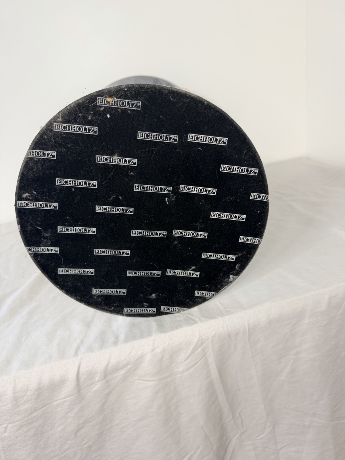 Eichholtz Aluminum Pedestal Candle Holder Stand 16.5” Modern Luxe Decor