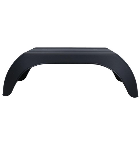 10" Plastic Mudguards Fender (Pair) Flush Fit & 4 SMALL Brackets - Picture 5 of 7